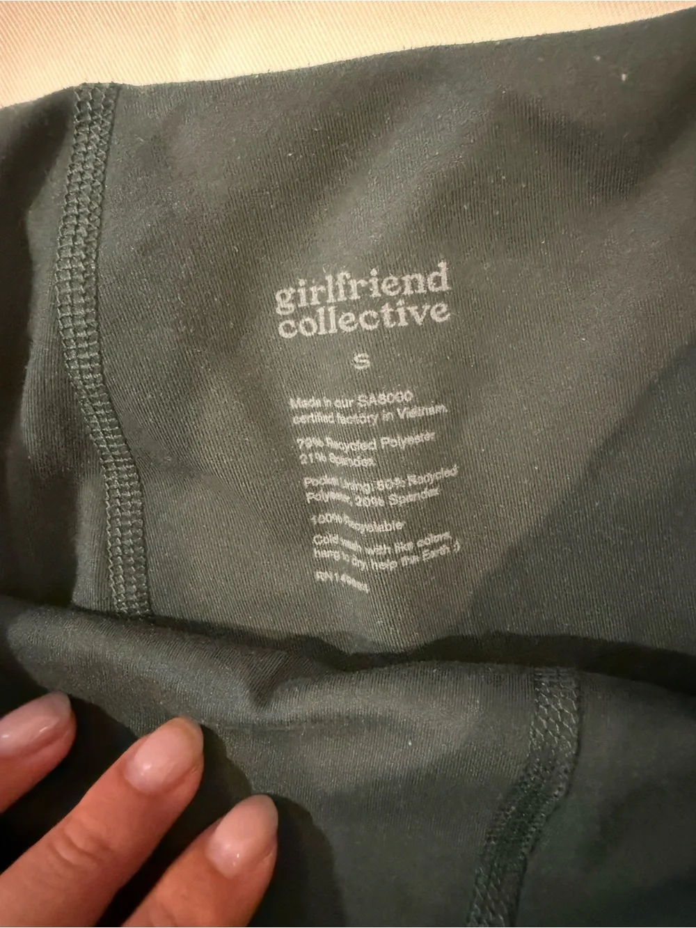 girlfriend collective Terrace green Exercise Skort